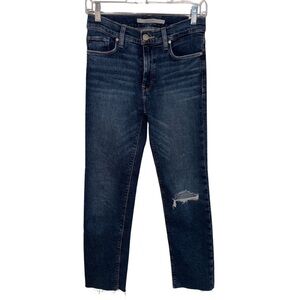 Hudson Women's Mid-Rise Straight Leg Jeans